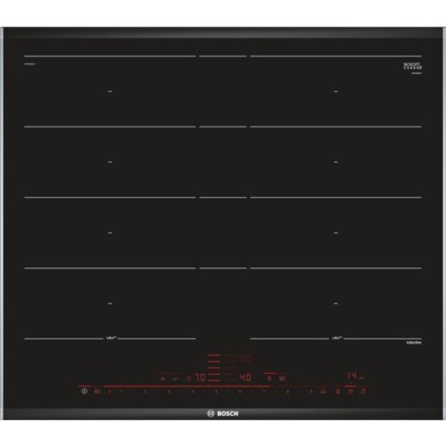 Bosch Serie 8 PXY675DC1E hob Black Built-in Zone induction hob 4 zone(s)