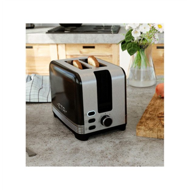 ETA | Storio Toaster | ETA916690020 | Power 930 W | Housing material Stainless steel | Black