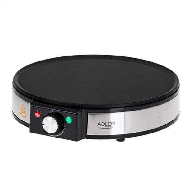 Adler | Crepe Maker | AD 3058 | 1600 W | Number of pastry 1 | Crepe | Stainless Steel/Black