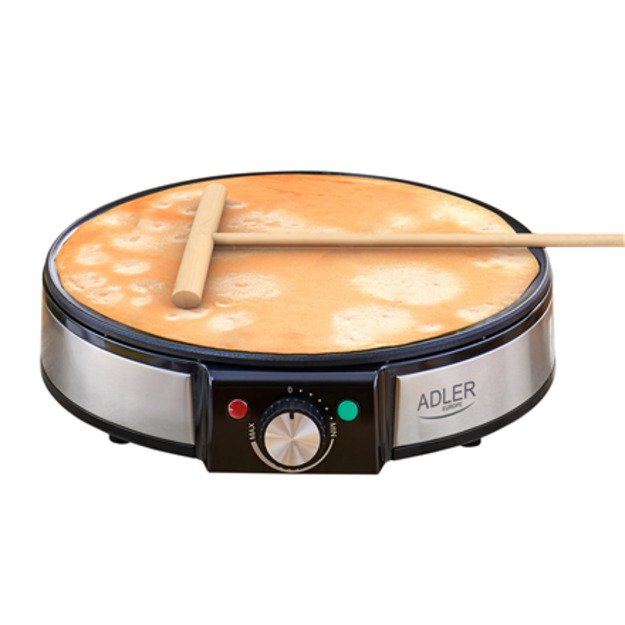 Adler | Crepe Maker | AD 3058 | 1600 W | Number of pastry 1 | Crepe | Stainless Steel/Black