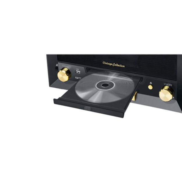 Muse | Turntable Micro System With Vinyl Deck | MT-112 W | Micro system CD with turntable | USB port