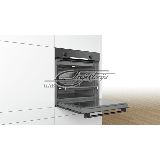 Oven electric for installation BOSCH HBA534EB0 (Electronic, Knob, 3400W, Black)