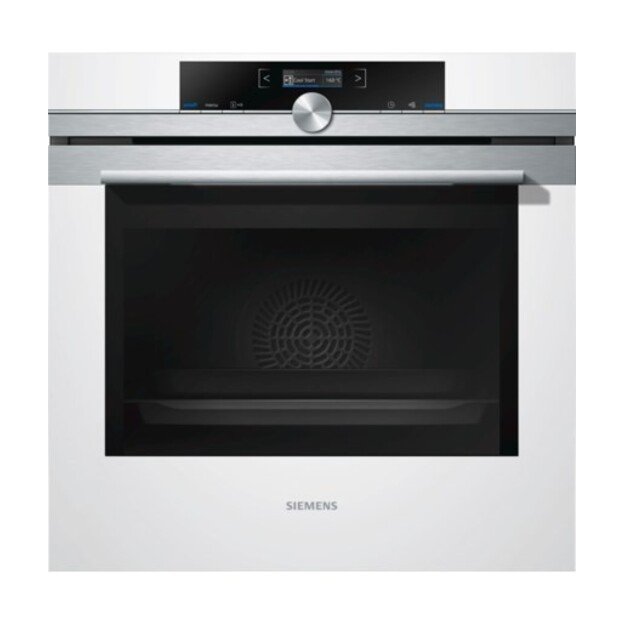 Siemens HB634GBW1 oven 71 L A+ Stainless steel, White