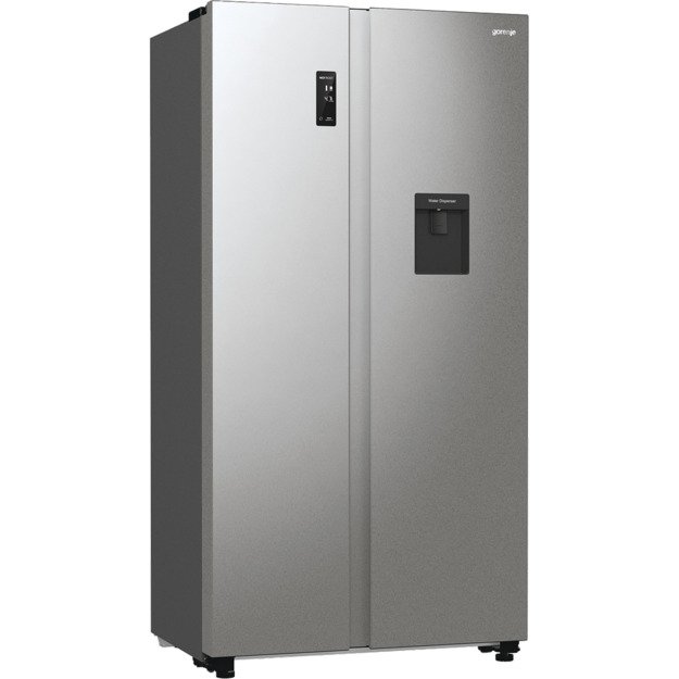 Gorenje Refrigerator | NRR9185EAXLWD | Energy efficiency class E | Free standing | Side by side | Height 178.6 cm | No Frost sys