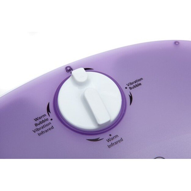 Mesko | Foot massager | MS 2152 | Number of accessories included 3 | White/Purple