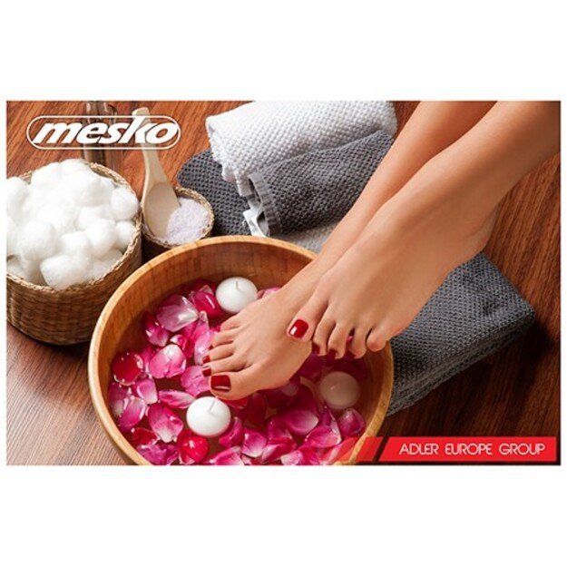 Mesko | Foot massager | MS 2152 | Number of accessories included 3 | White/Purple