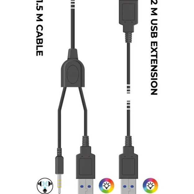 Subsonic Spectra LED Gaming Headset