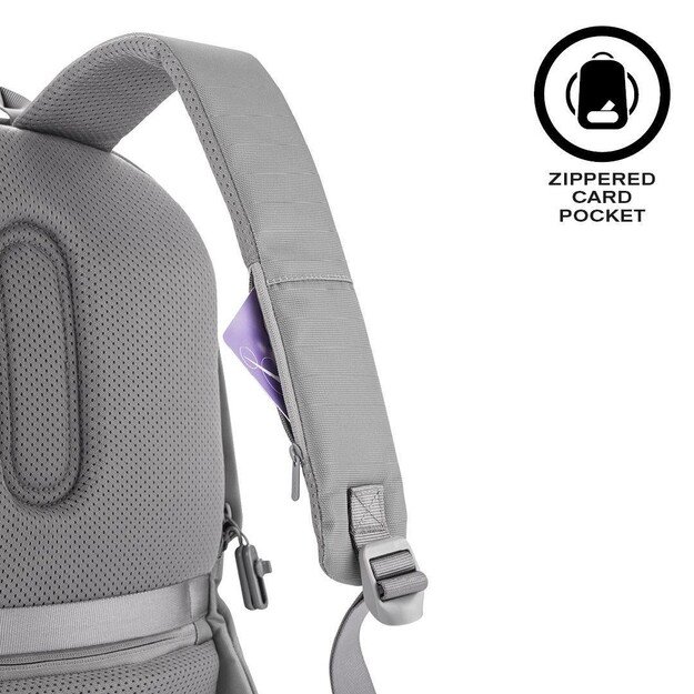 XD DESIGN ANTI-THEFT BACKPACK BOBBY SOFT GREY P/N: P705.792