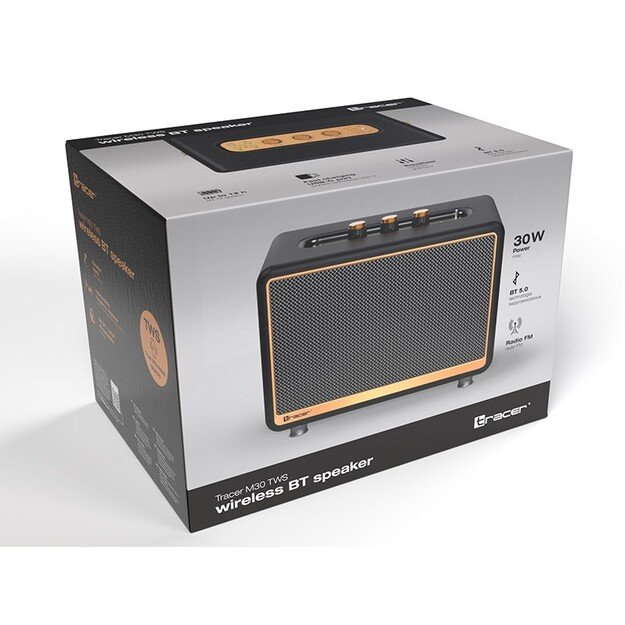 Tracer M30 speaker TWS bluetooth 30W black TRAGLO47246