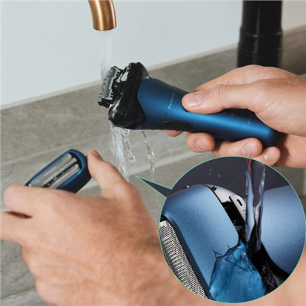 Panasonic | Shaver | ES-LT4B-A803 | Operating time (max) 45 min | Wet & Dry | Dark blue 2
