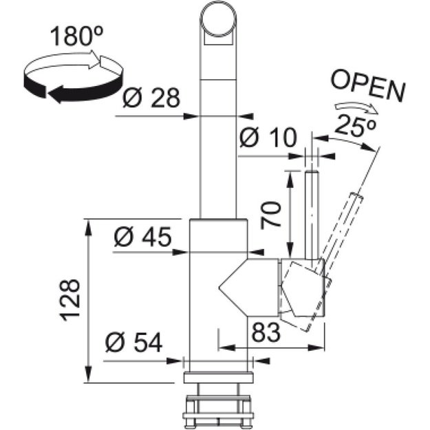 FRANKE SMART GLENDA 115.0706.986, nerūdijančio plieno