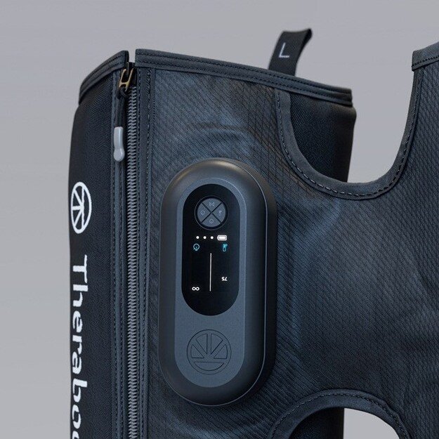 Therabody Lymphatic massage shoes JetBoots Prime size L Black 4