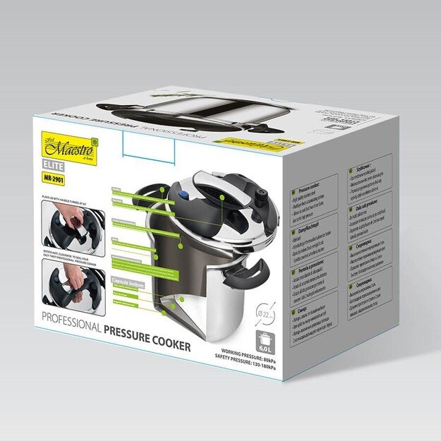 Greitpuodis 22 cm 6,0L MAESTRO MR-2901 1
