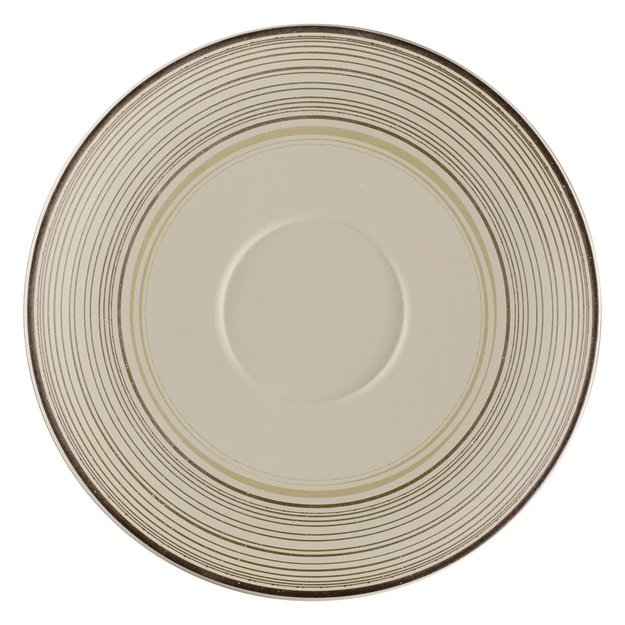 Larissa saucer, 17 cm, Earth Argila