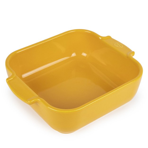 PEUGEOT APPOLIA kvadratinis indas 21 cm geltonas