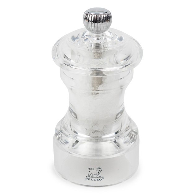 Salt grinder, 10 cm, acrylic, Bistro