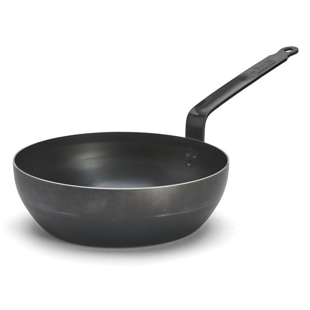 Deep skillet, 28 cm, Blue Carbon