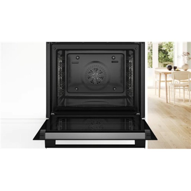 Bosch Oven | HBA272BB3 | 71 L | Electric | Pyrolysis/Hydrolytic | Touch control | Height 59.5 cm | Width 59.4 cm | Black 5