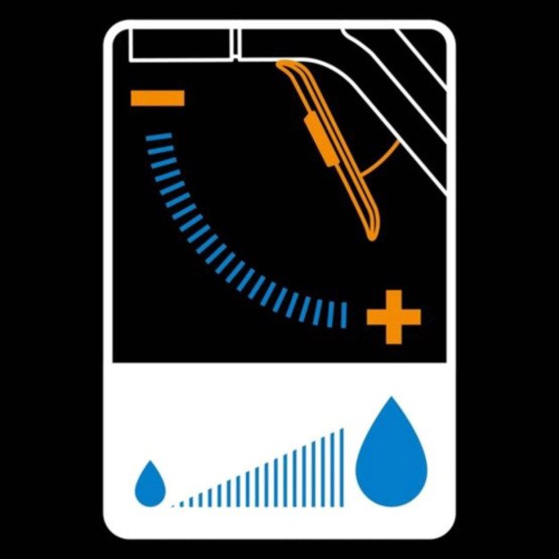 Fiskars 1065488 Laistymo lazda 3-funkcijų, priekinis valdymas