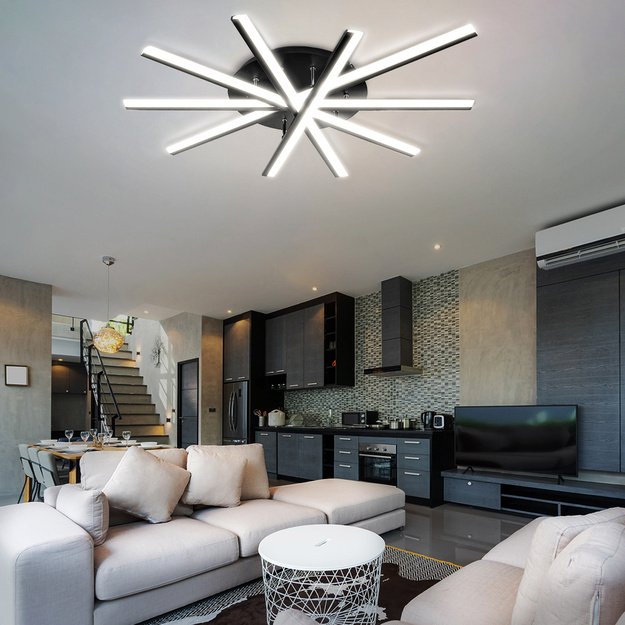 Decorative ceiling lamp 80W + Pilot DL-F08