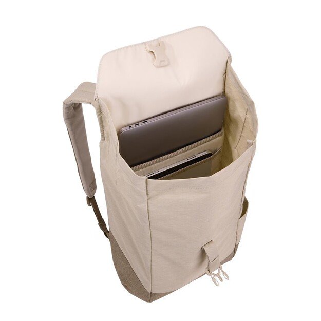 Thule | Lithos | Backpack 16L | Fits up to size 16   | Laptop backpack | Pelican Gray/Faded Khaki 4