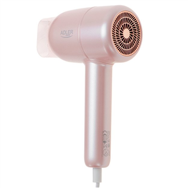 Adler Hair Dryer | AD 2279p | 1800 W | Number of temperature settings 2 | Ionic function | Pink 3