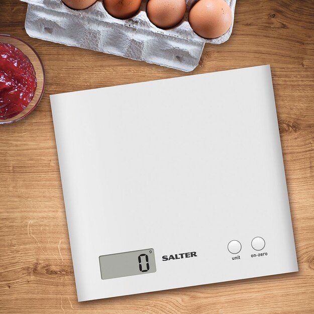 Salter 1066 WCFEU12 Arc Digital Kitchen Scale - White 4