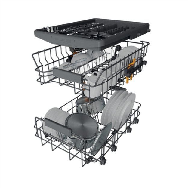 Whirlpool WH6IC11BS7LA0 Dishwasher, Built-in, C, Width 45 cm, 9 place settings, Black 5