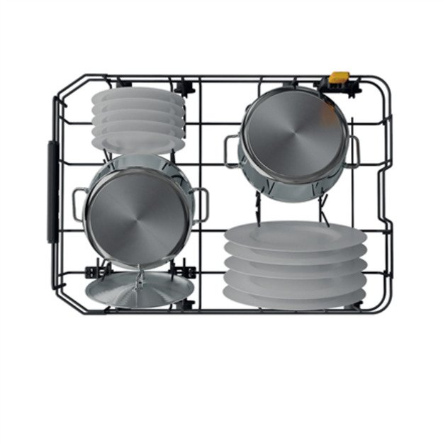 Whirlpool WH6IC11BS7LA0 Dishwasher, Built-in, C, Width 45 cm, 9 place settings, Black 4