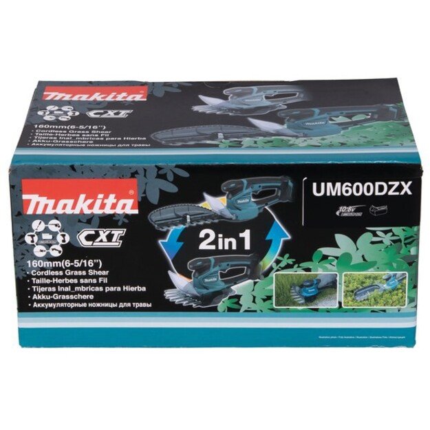 Žirklės žolei ir gyvatvorei AKUM.UM600DZX MAKITA 4