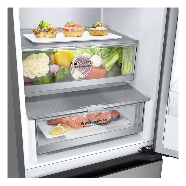 LG GBV7280DPY.APYQEUR fridge-freezer Freestanding 387 L D Silver 4