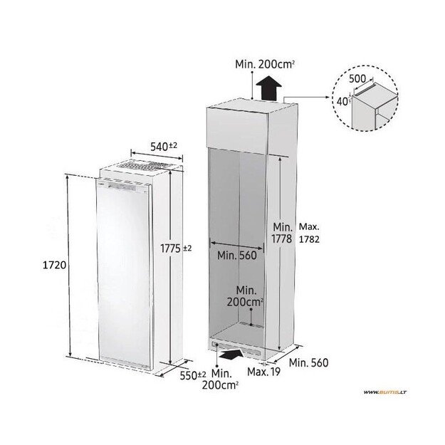 &Scaron;aldiklis amsung BRZ22700EWW