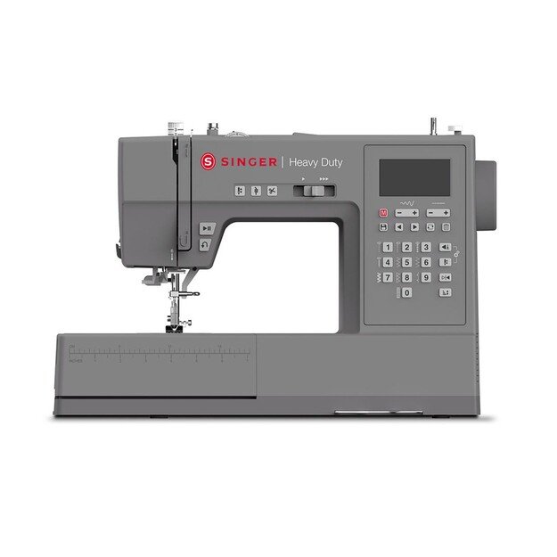 Singer | Computerized Sewing Machine | HD6805C Heavy Duty | Number of stitches 586 | Number of buttonholes 9 | Grey