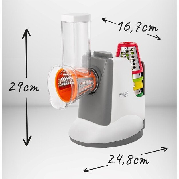 Vegetable slicer CAMRY CR 4815 White