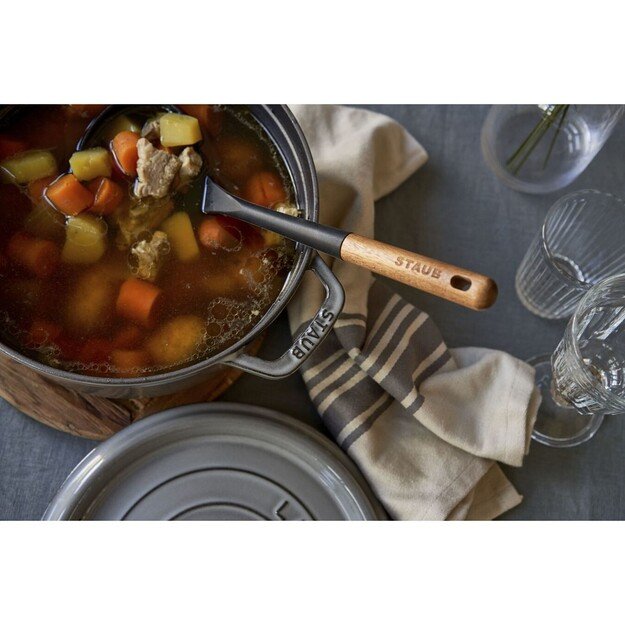 STAUB Cast iron round pot 40500-246-0 3.8l graphite