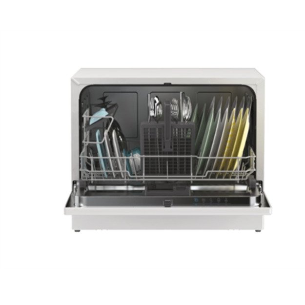 Candy Dishwasher | CP 6E51LW | Table | Width 55 cm | Number of place settings 6 | Number of programs 5 | Energy efficiency class