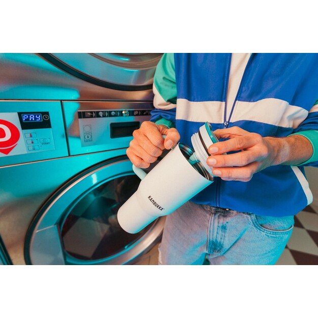 Thermal mug with telescopic straw Kambukka Rio Tumbler 950ml Frosty Coconut