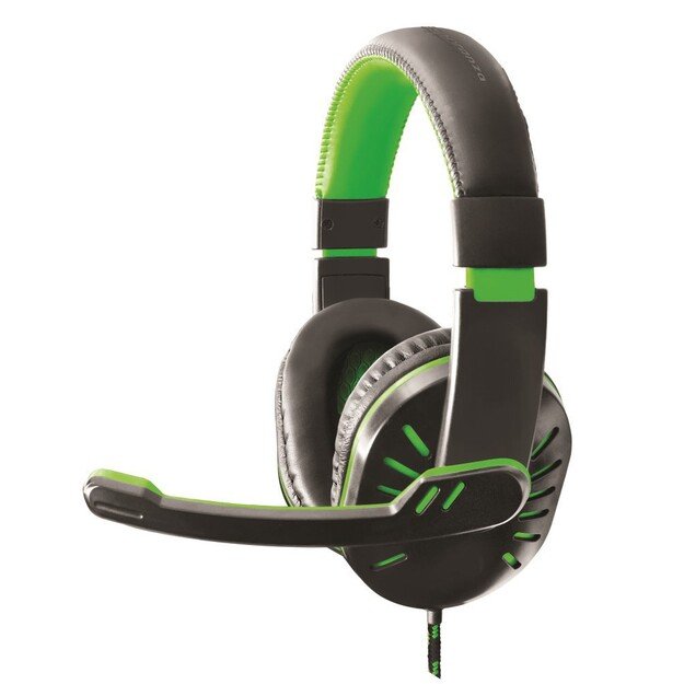 Headphones Esperanza CROW EGH330G (black and green color