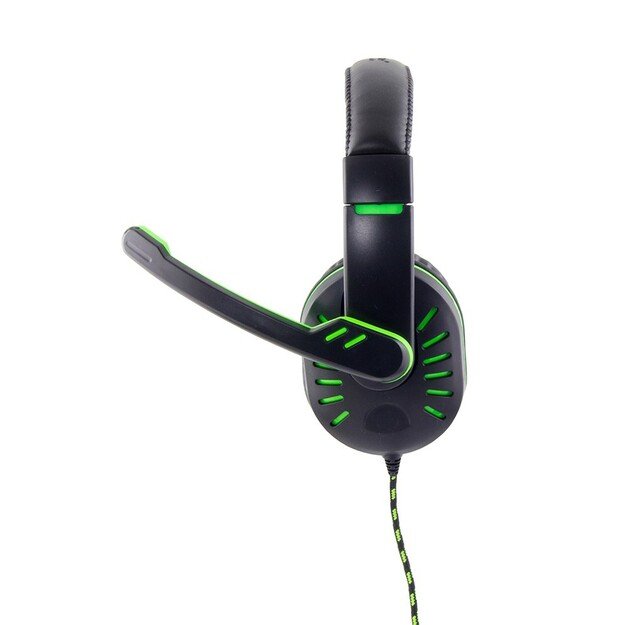 Headphones Esperanza CROW EGH330G (black and green color