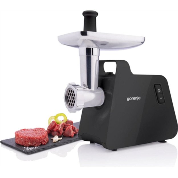 Gorenje Meat grinder | MG2001SB | Black/Stainless Steel | 2000 W | Number of speeds 1 | Throughput (kg/min) 2.6