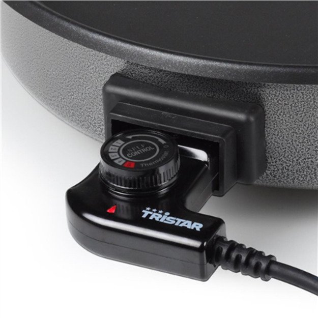 Tristar | Multifunctional grill pan | PZ-2964 | Diameter 40 cm | Grill | 1500 W | Lid included | Fixed handle | Black 1