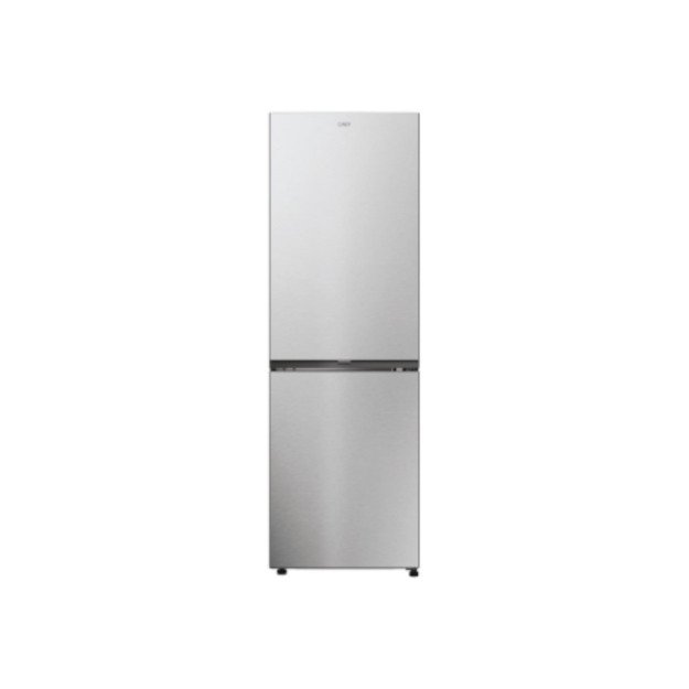 Candy ECN2CQTEX186 Refrigerator, E, Freestanding, Combi, Height 185cm, Fridge net 235 L, Freezer net 120 L, Inox | Candy