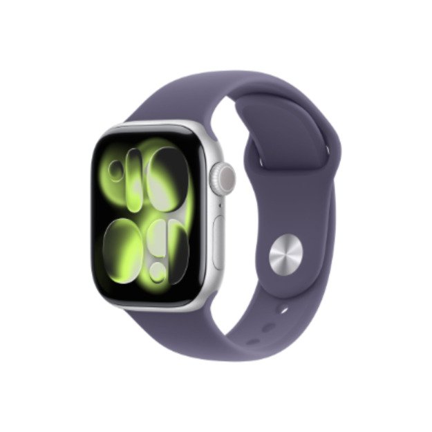 Apple Watch Series 11GPS42mmSilver Aluminium Case with Purple Fog Sport Band - M/L | Apple