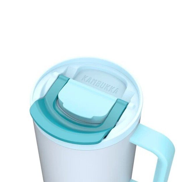 Thermal mug with telescopic straw Kambukka Rio Tumbler 950ml Frosty Coconut 9