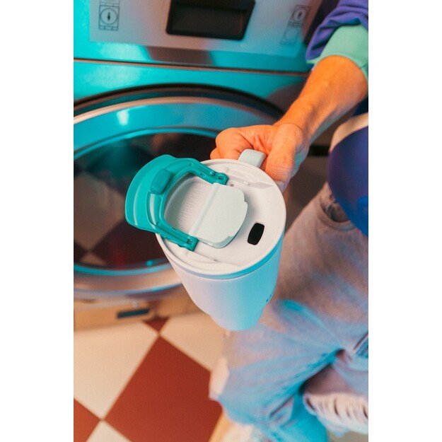 Thermal mug with telescopic straw Kambukka Rio Tumbler 950ml Frosty Coconut 14