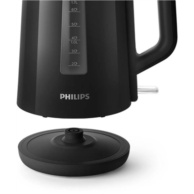 Philips | Kettle | HD9318/20 | Electric | 2200 W | 1.7 L | Plastic | 360&deg; rotational base | Black 2