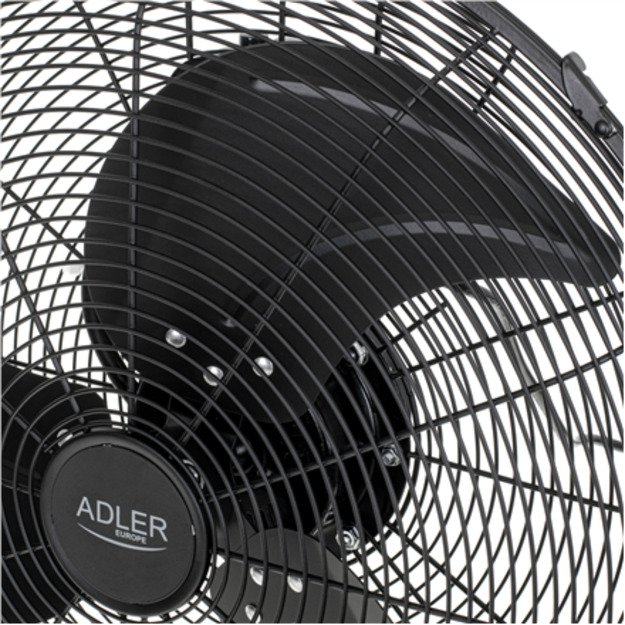 Adler Fan | AD 7334 | Velocity fan | Black | Diameter 45 cm | Number of speeds 3 | Oscillation | 110 W