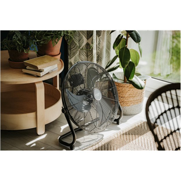 Adler Fan | AD 7334 | Velocity fan | Black | Diameter 45 cm | Number of speeds 3 | Oscillation | 110 W