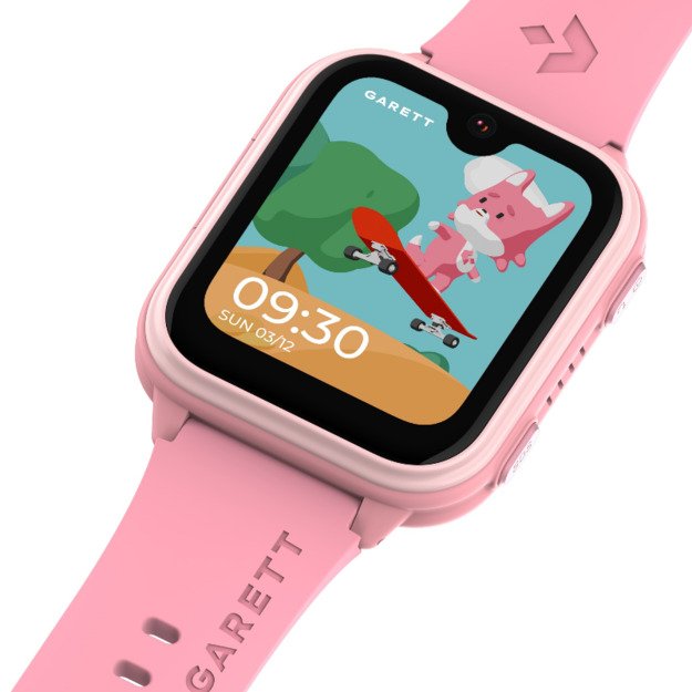 I&scaron;manusis laikrodis su lietuvi&scaron;ku meniu Garett Kids Vibe 4G Pink