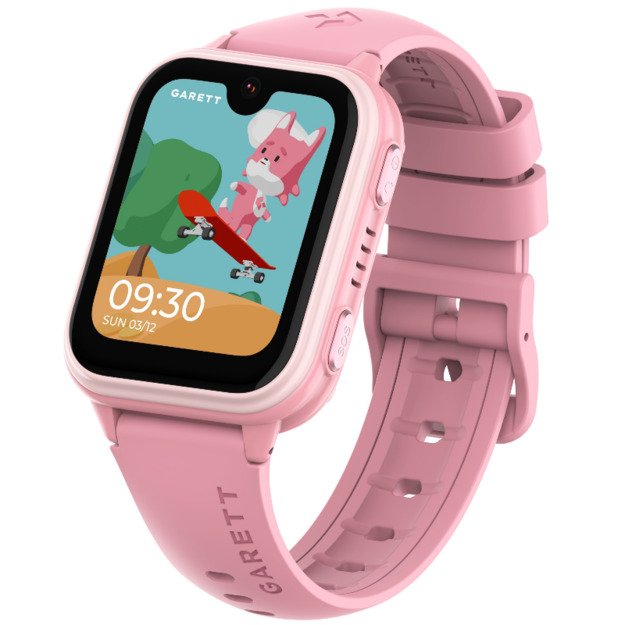 I&scaron;manusis laikrodis su lietuvi&scaron;ku meniu Garett Kids Vibe 4G Pink